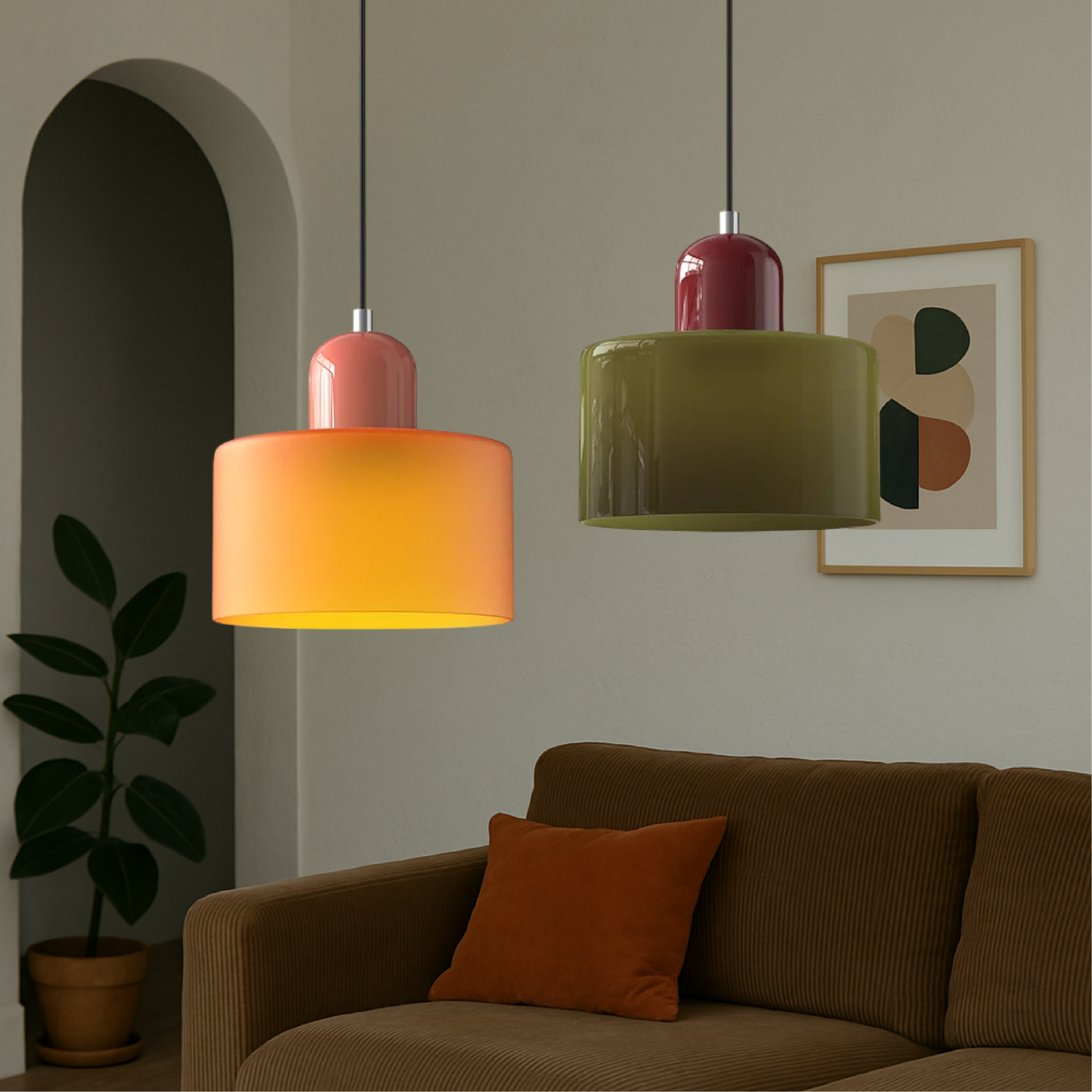 Bauhaus Inspired Pendant Light for Modern Interiors 4