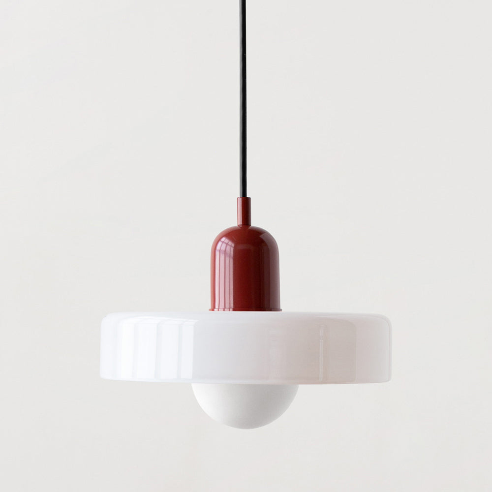Bauhaus Style Colored Glass Pendant Light for Kitchen Island and Modern Spaces 0