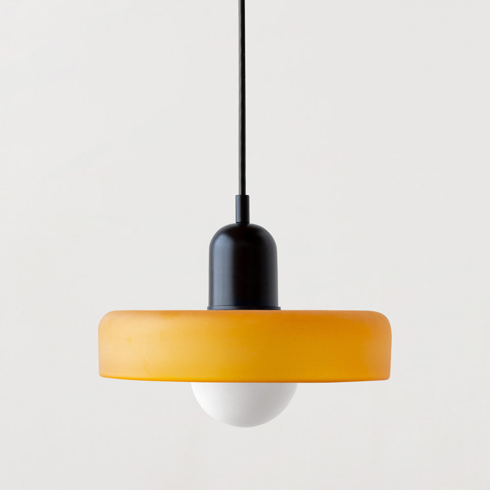 Bauhaus Style Colored Glass Pendant Light for Kitchen Island and Modern Spaces 15