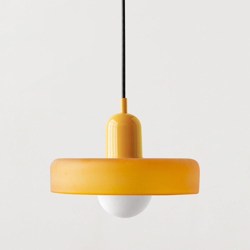 Bauhaus Style Colored Glass Pendant Light for Kitchen Island and Modern Spaces 21