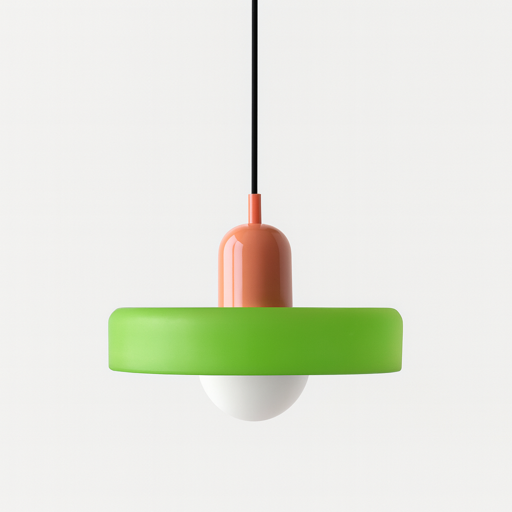 Bauhaus Style Colored Glass Pendant Light for Kitchen Island and Modern Spaces 22