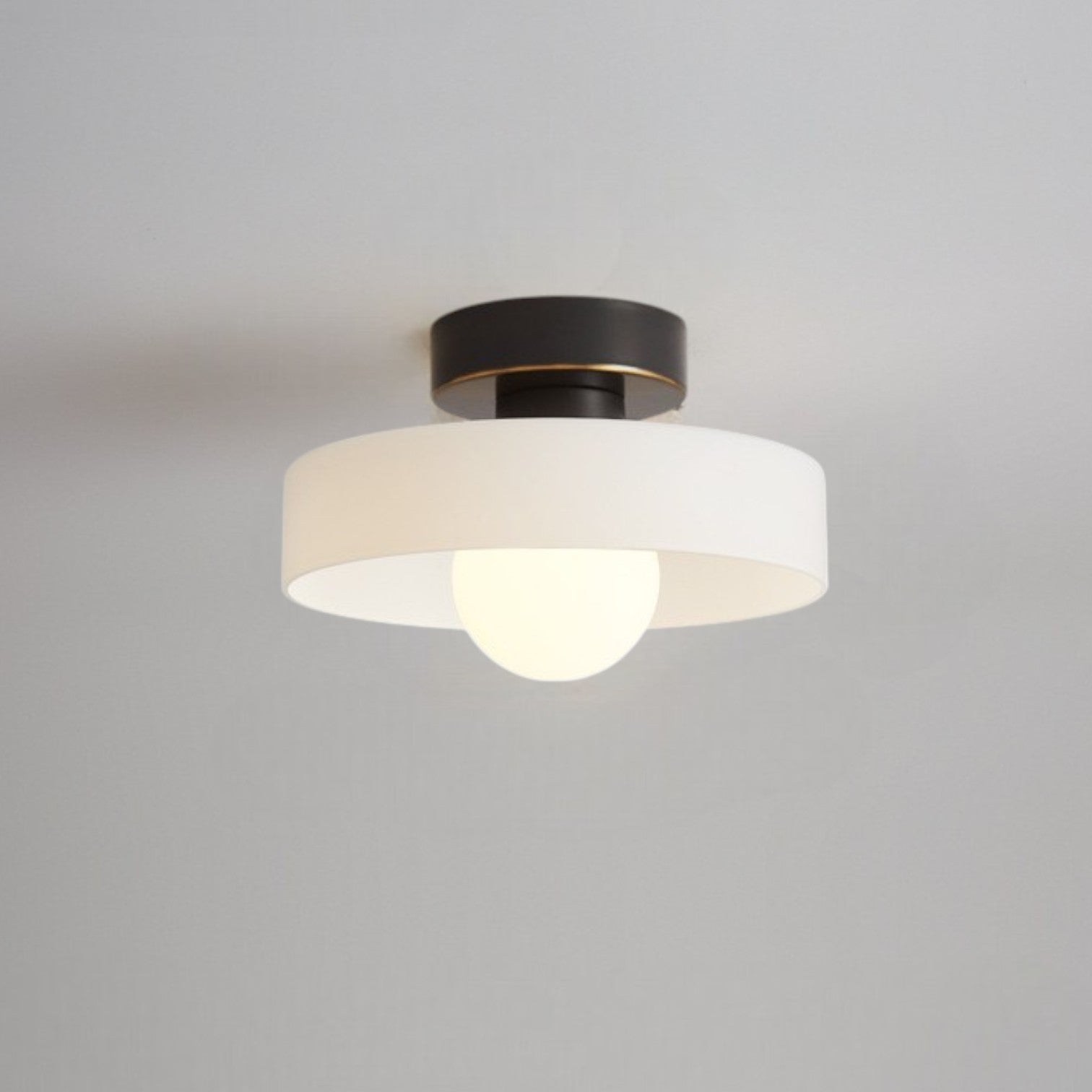 Contemporary French Bauhaus Ceiling Light Fixture 0