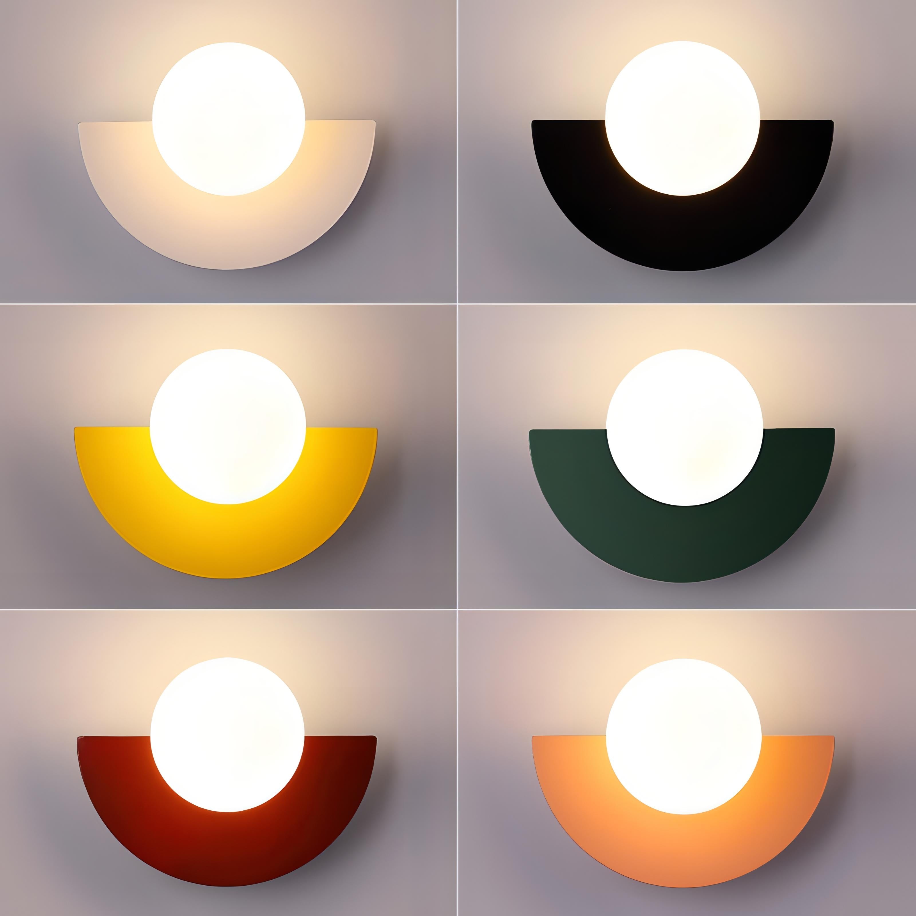 Everest | Modern Semicircle Wall Lamp in Nordic Style with Integrated LED 3