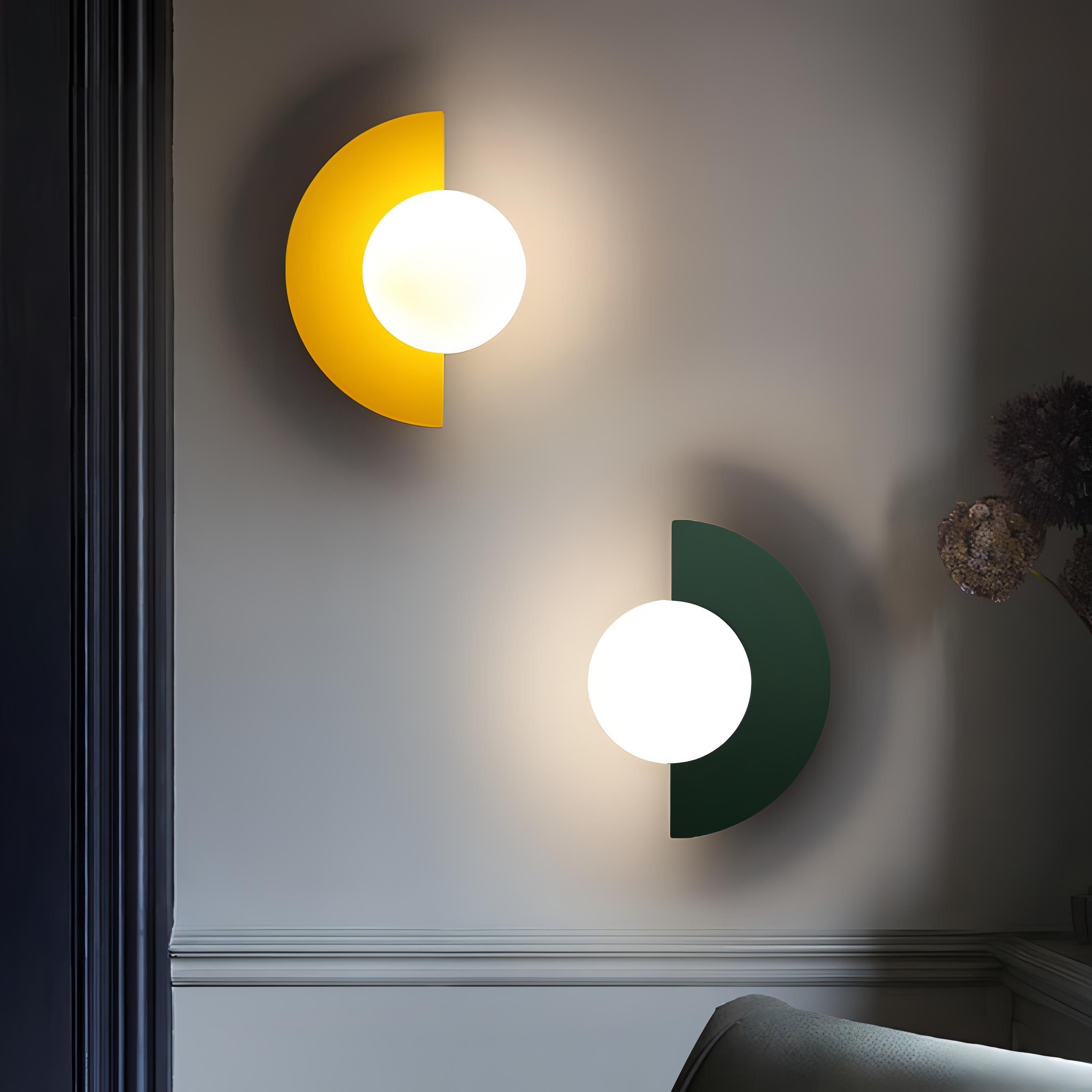 Everest | Modern Semicircle Wall Lamp in Nordic Style with Integrated LED 4