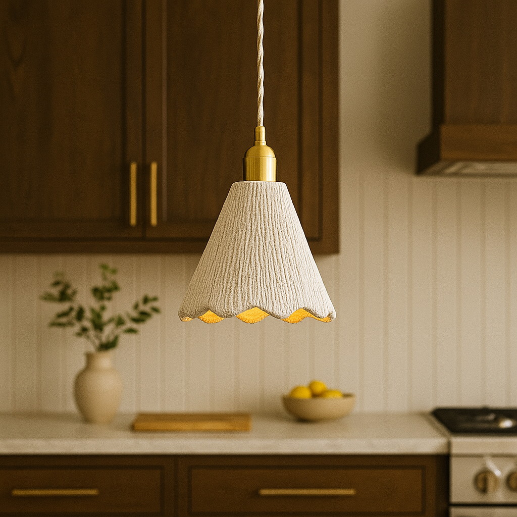 Handcrafted Cement Pendant Light for Kitchen Island & Stylish Interiors 2