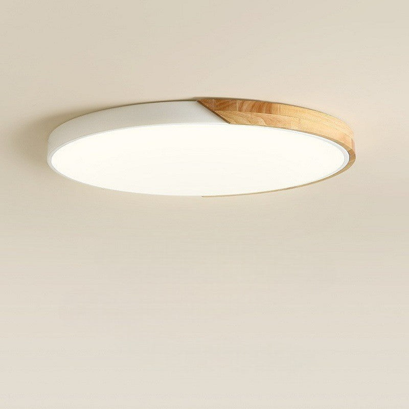 Nordic Wooden Flush Mount Ceiling Light Fixture | LED Ceiling Light for Modern Spaces 4