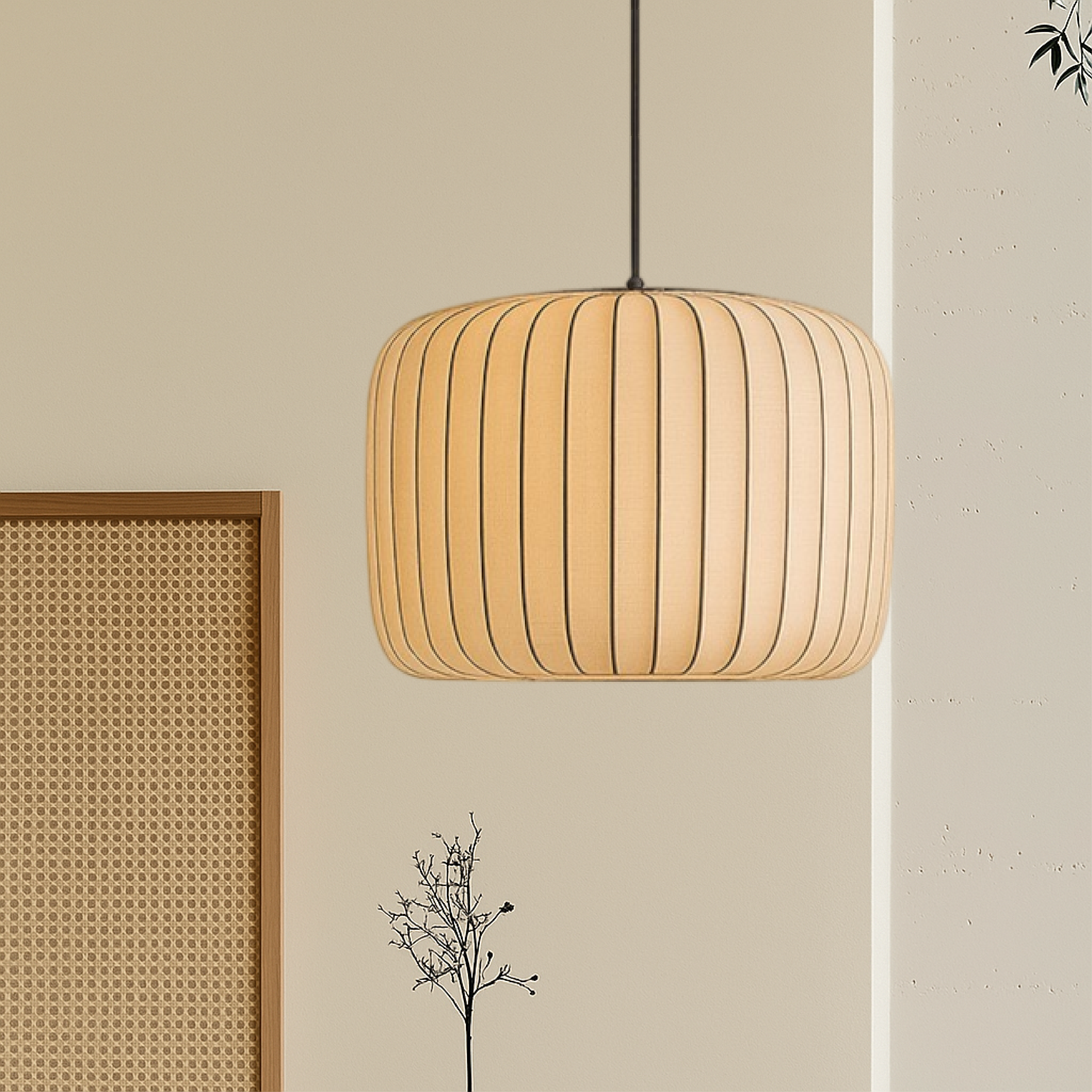 Rendara | Contemporary Silk Pendant Light for Kitchen and Living Spaces 0