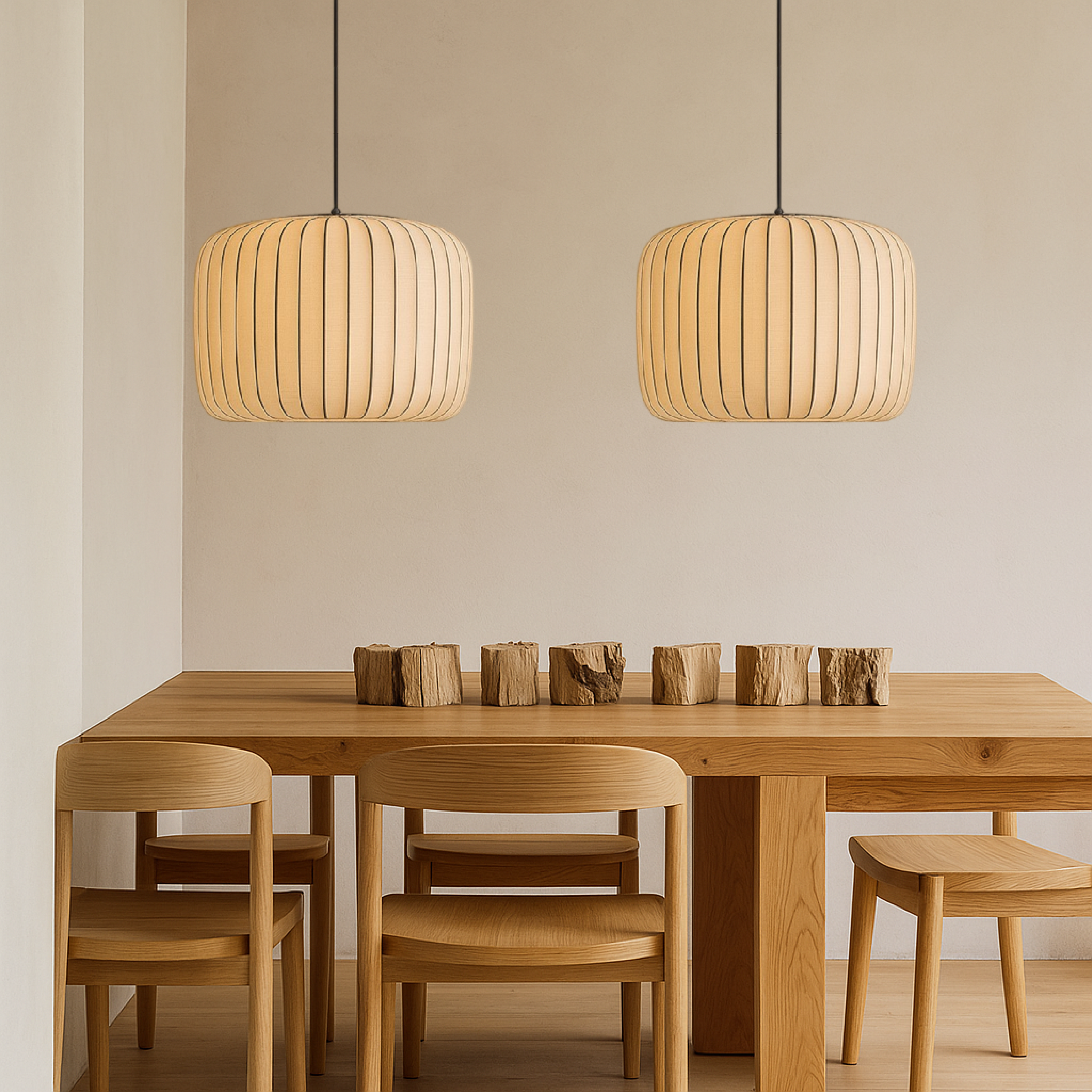 Rendara | Contemporary Silk Pendant Light for Kitchen and Living Spaces 3