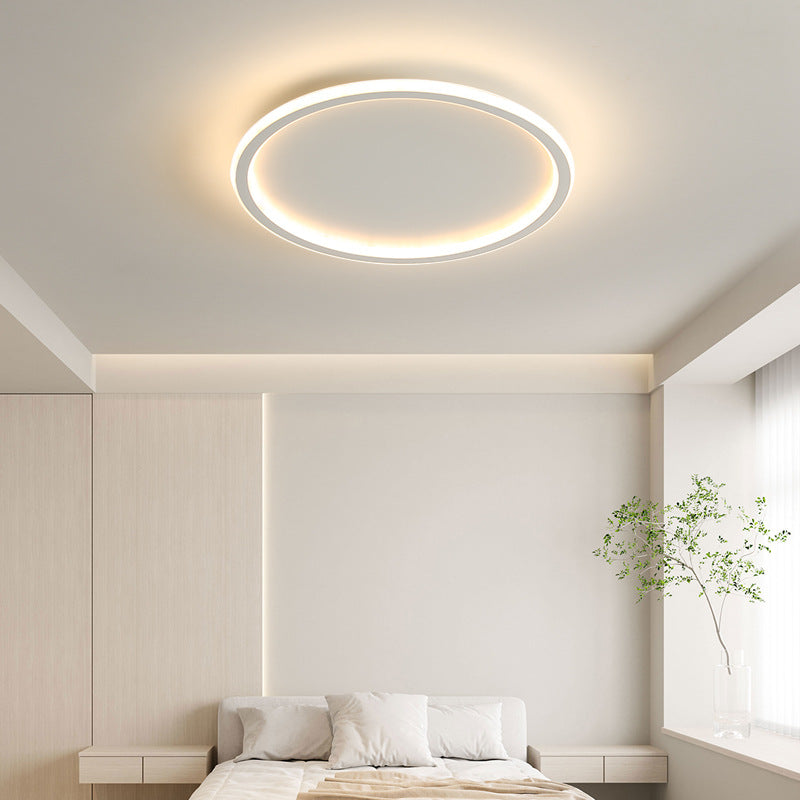 Scandinavian Round LED Flush Mount Ceiling Light Fixture for Modern Spaces 2