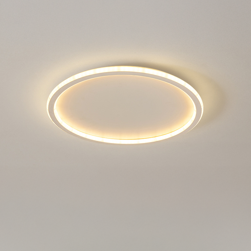 Scandinavian Round LED Flush Mount Ceiling Light Fixture for Modern Spaces 8