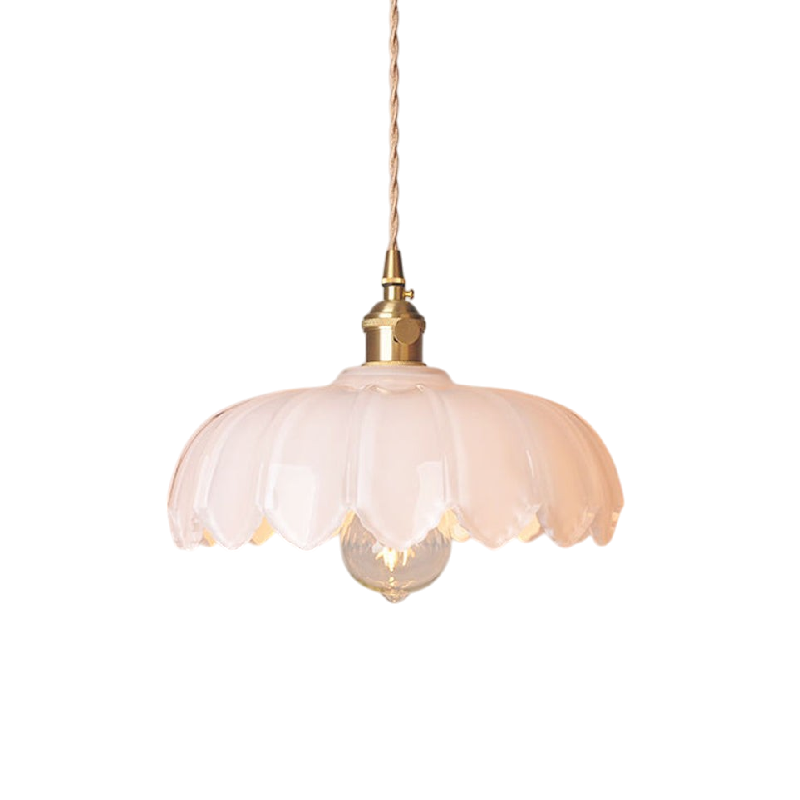 Sculpted Glass Flower Pendant Light for Modern Spaces 5