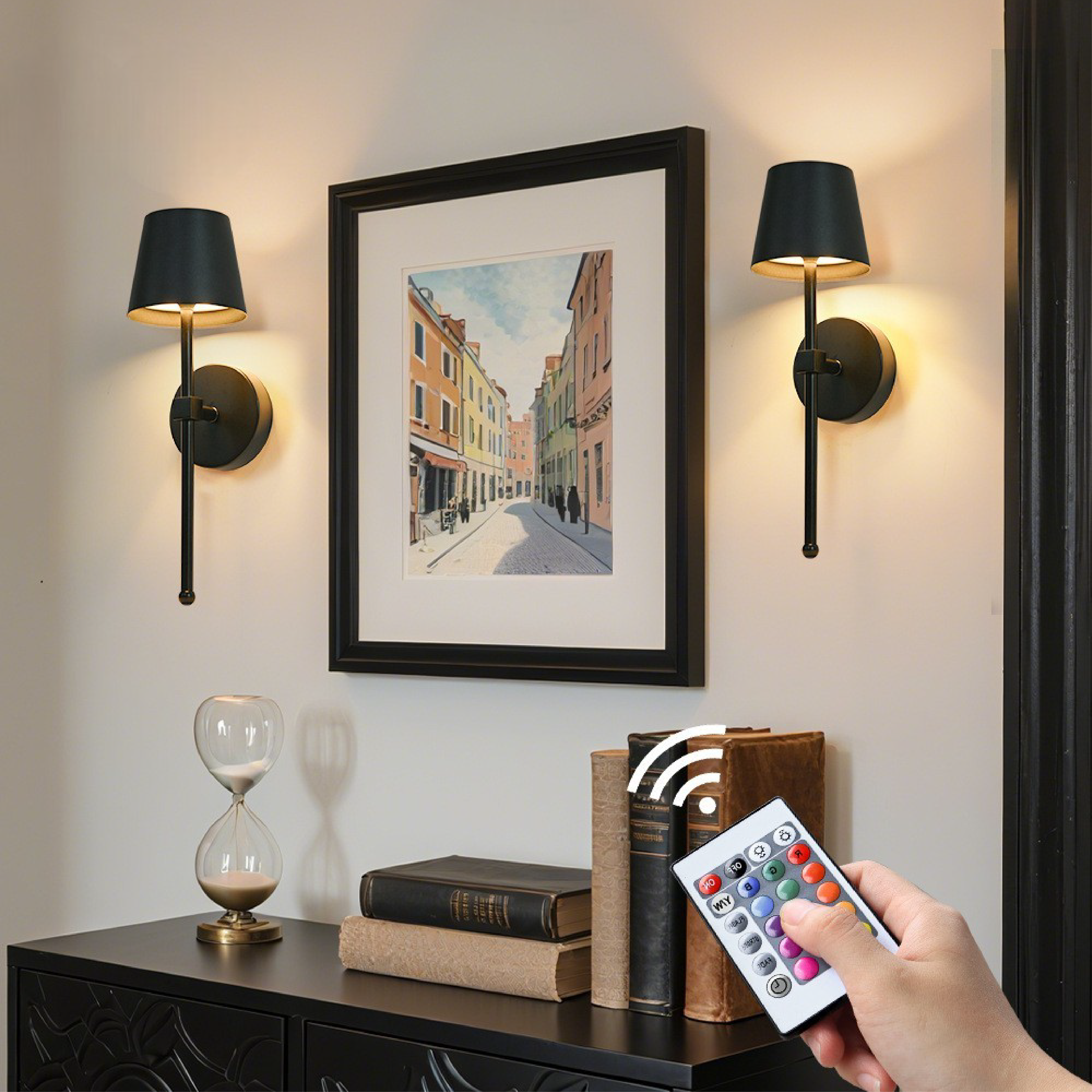 Sleek Rechargeable Wall Light for Modern Home Décor with Integrated LED 3