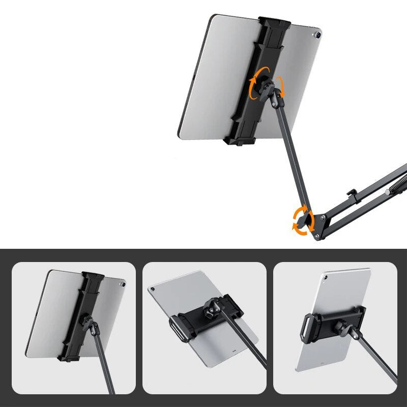 360° Adjustable Tablet Stand Holder for Bed and Desk Use – Versatile iPad Holder for Comfortable Viewing 3