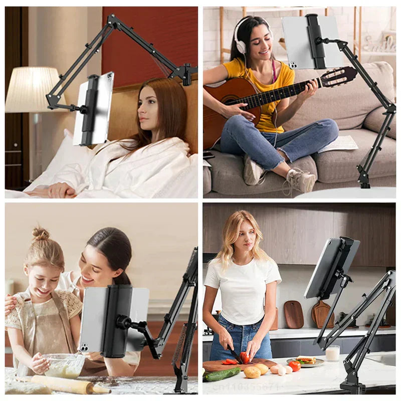 360° Adjustable Tablet Stand Holder for Bed and Desk Use – Versatile iPad Holder for Comfortable Viewing 7