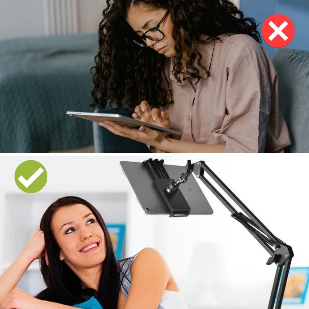 360° Adjustable Tablet Stand Holder for Bed and Desk Use – Versatile iPad Holder for Comfortable Viewing 8