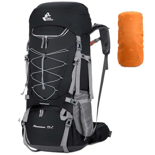 75L Camping Backpack for Hiking and Trekking, Outdoor Rucksack Bag for Weekend Trips and Adventures 1