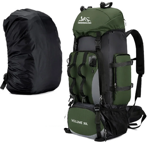 90L Waterproof Hiking And Camping Backpack Trekking Bag For All Outdoor Adventures And Travel 0