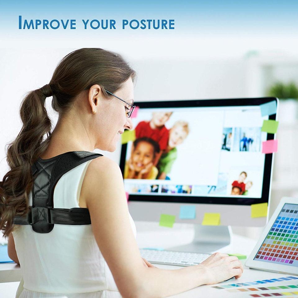 Adjustable Back Posture Corrector Belt For Upright Shoulder And Spine Alignment 5