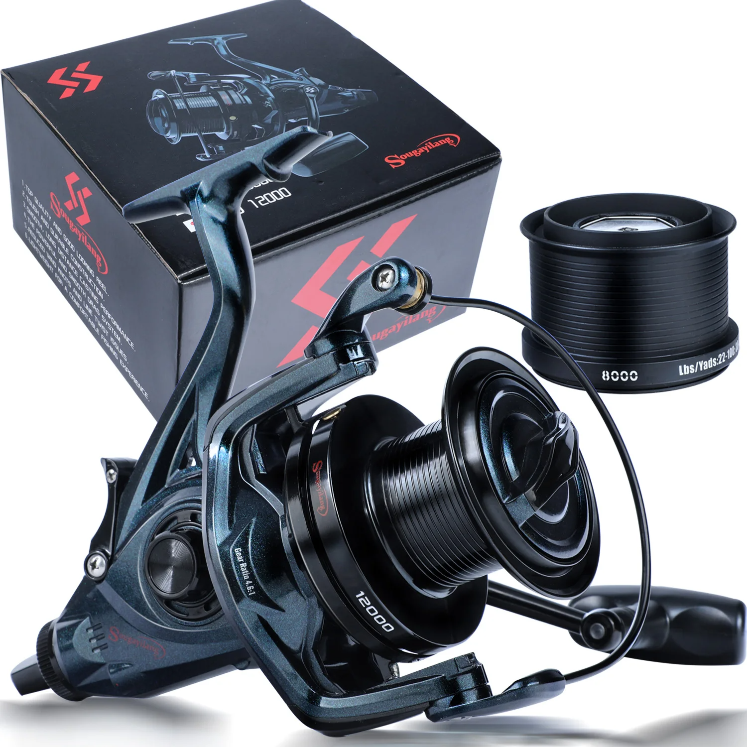 All Metal Spool Casting And Saltwater Sea Spinning Fishing Reel For Saltwater Angling Applications 2