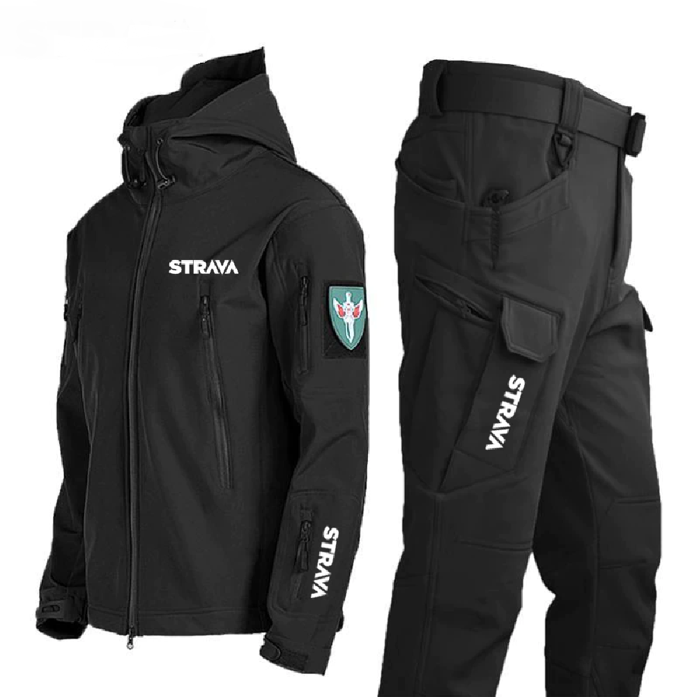 Autumn Winter Hiking Men's Jacket And Pants Waterproof Thermal Suit NordicPeak Edition For Cold Weather Adventures 1