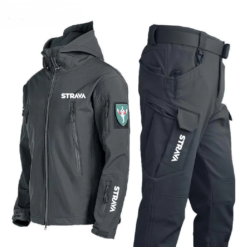 Autumn Winter Hiking Men's Jacket And Pants Waterproof Thermal Suit NordicPeak Edition For Cold Weather Adventures 3