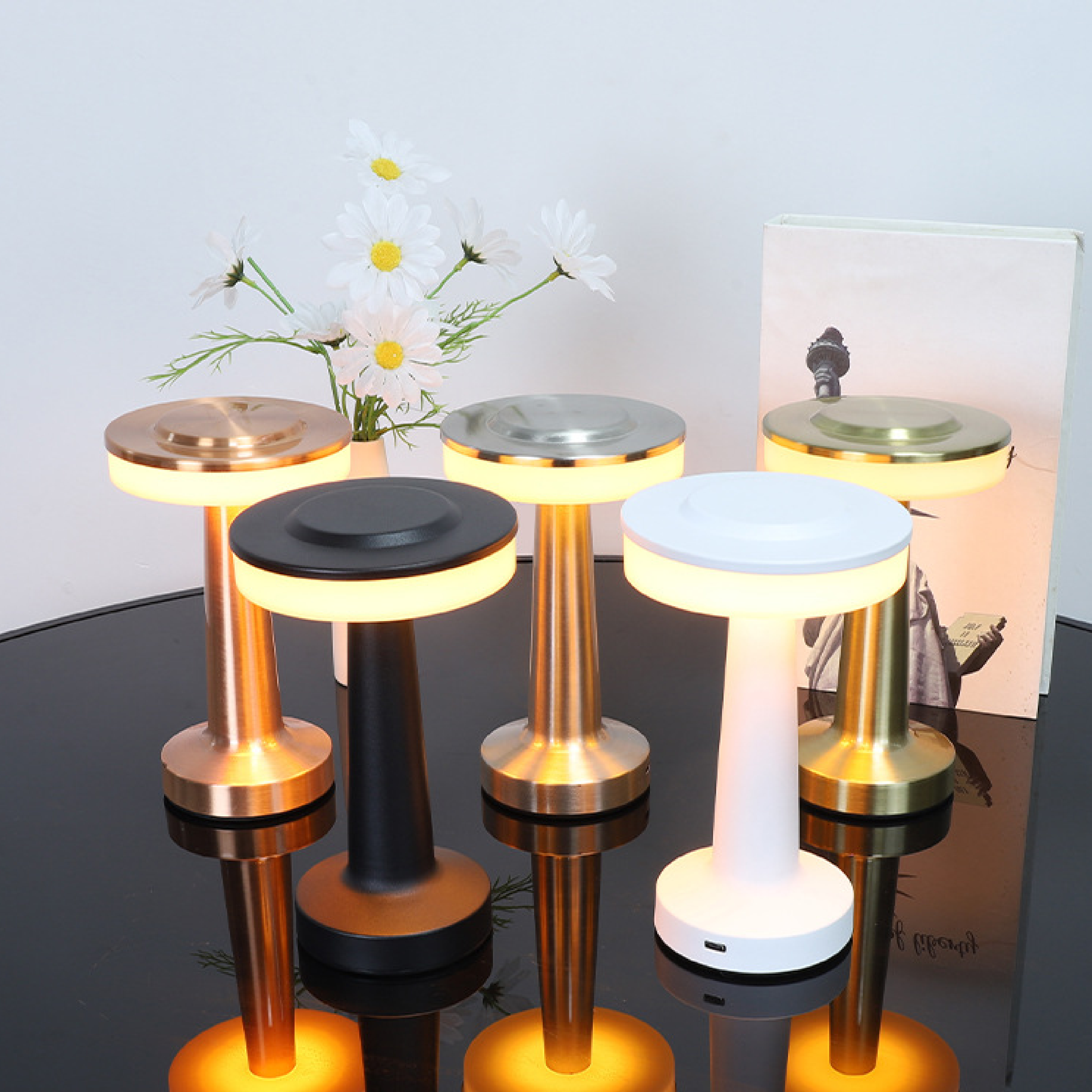 BIRDON Contemporary Metal Table Lamp | Modern Bedside and Desk Light for Living Room 1