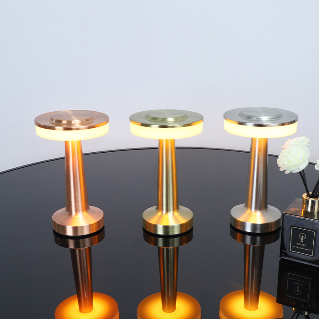 BIRDON Contemporary Metal Table Lamp | Modern Bedside and Desk Light for Living Room 2