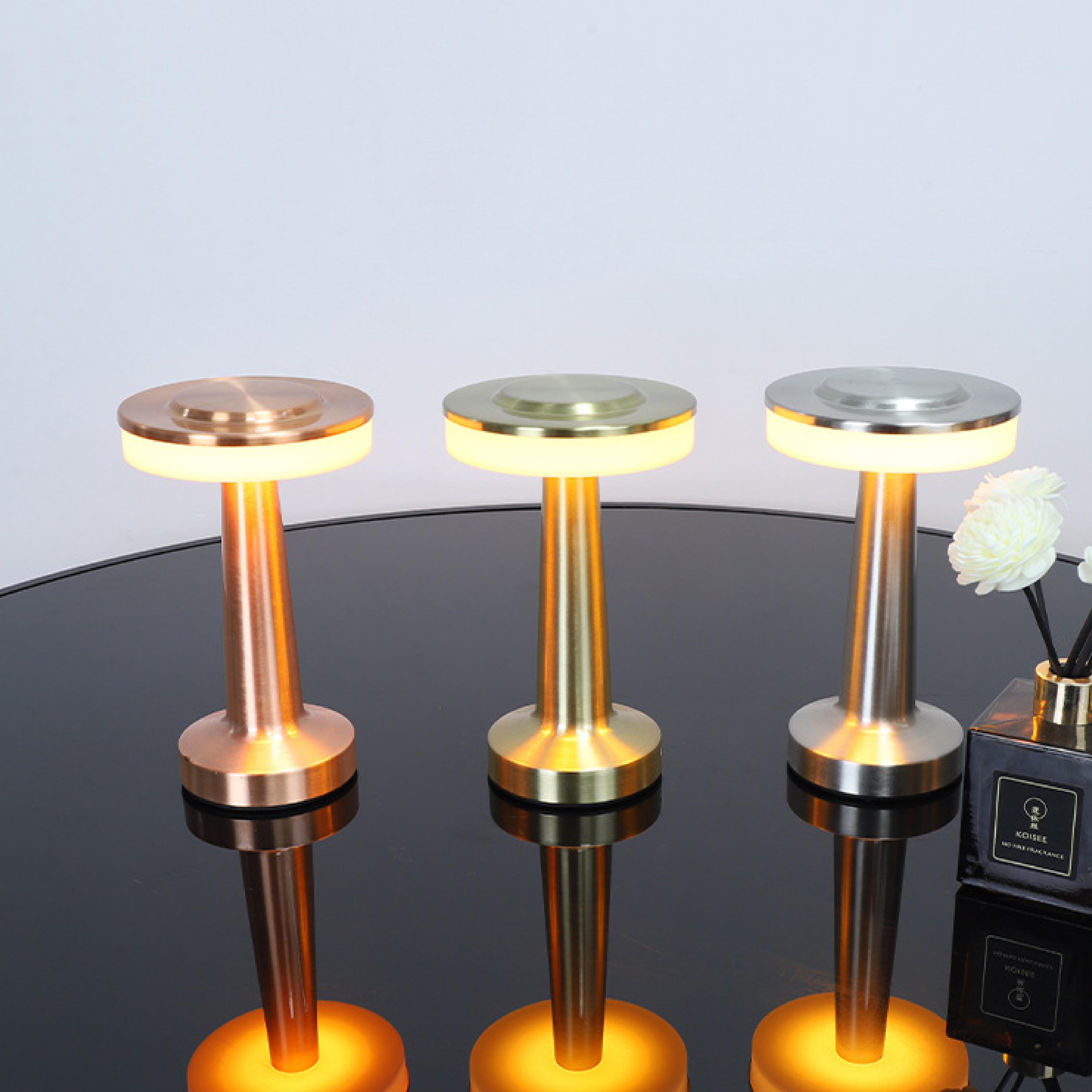 BIRDON Contemporary Metal Table Lamp | Modern Bedside and Desk Light for Living Room 2