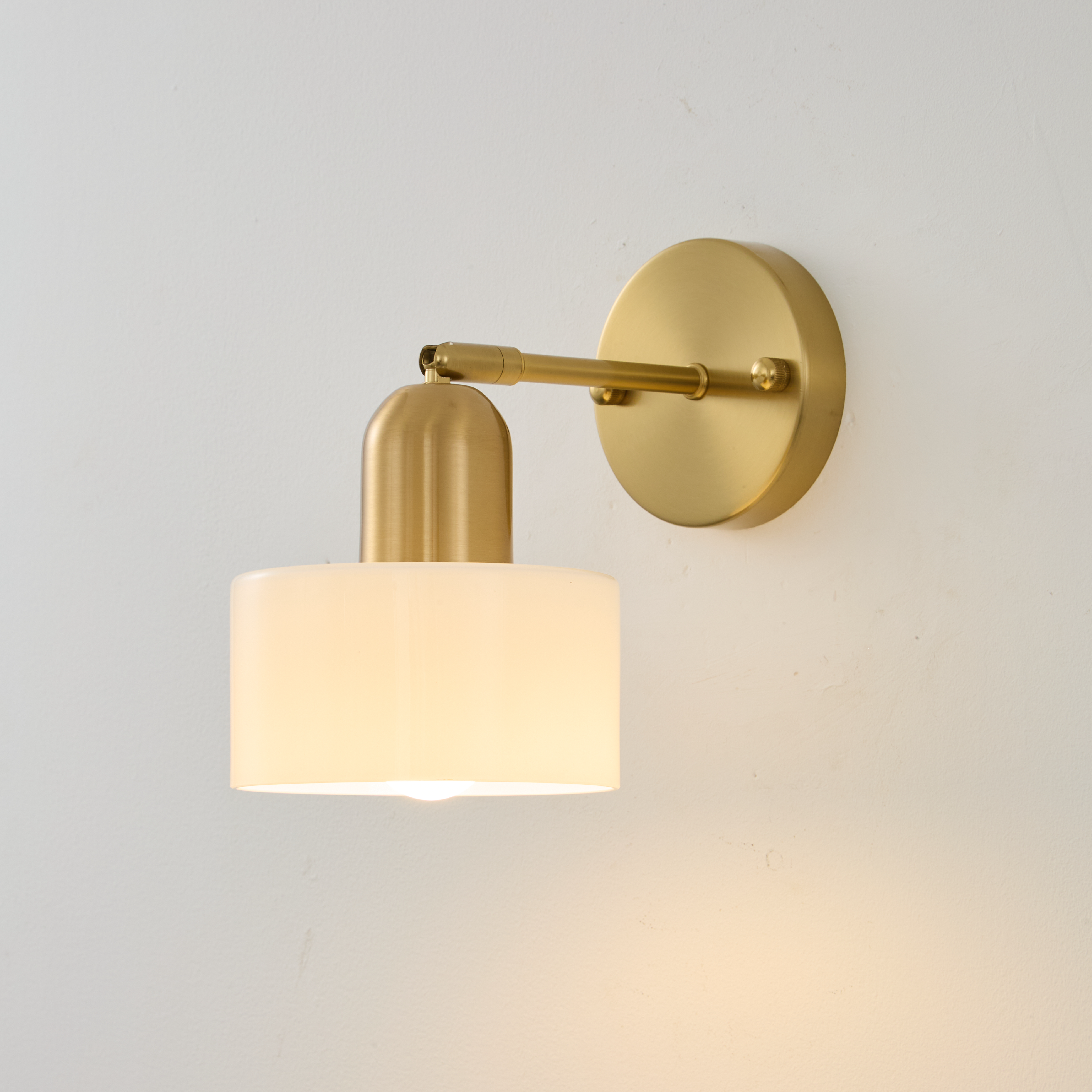 Bauhaus-Inspired Colored Glass Wall Sconce Light for Modern Home Decor 0