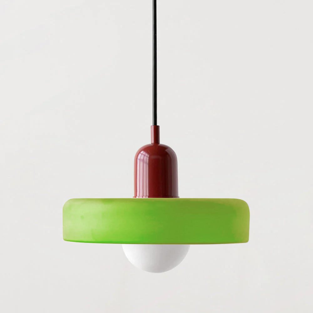 Bauhaus Style Colored Glass Pendant Light for Kitchen Island and Modern Spaces 12