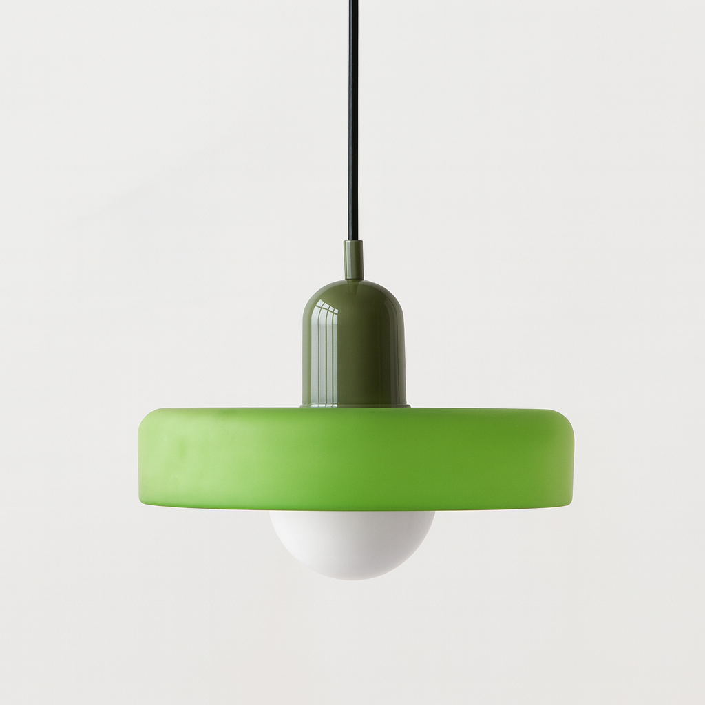 Bauhaus Style Colored Glass Pendant Light for Kitchen Island and Modern Spaces 13