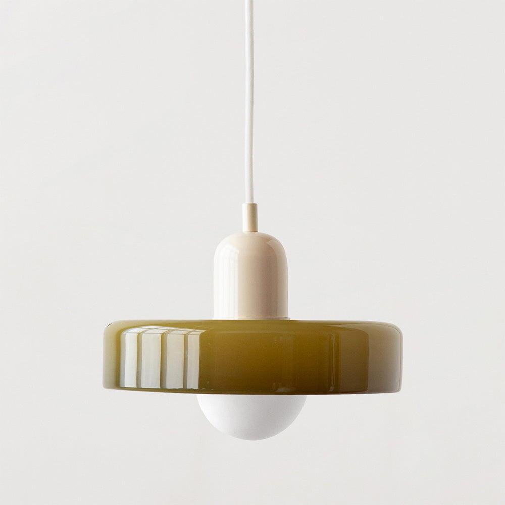 Bauhaus Style Colored Glass Pendant Light for Kitchen Island and Modern Spaces 23
