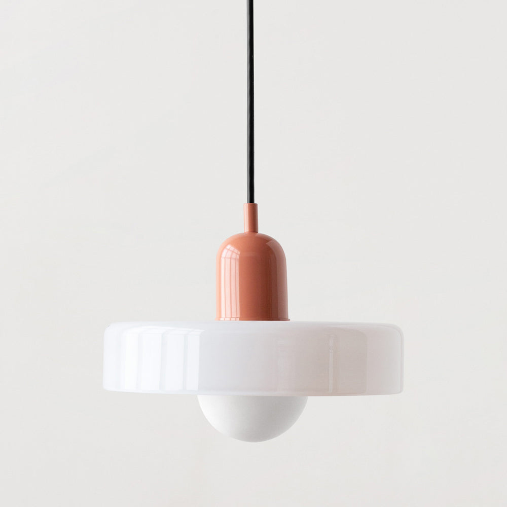 Bauhaus Style Colored Glass Pendant Light for Kitchen Island and Modern Spaces 26