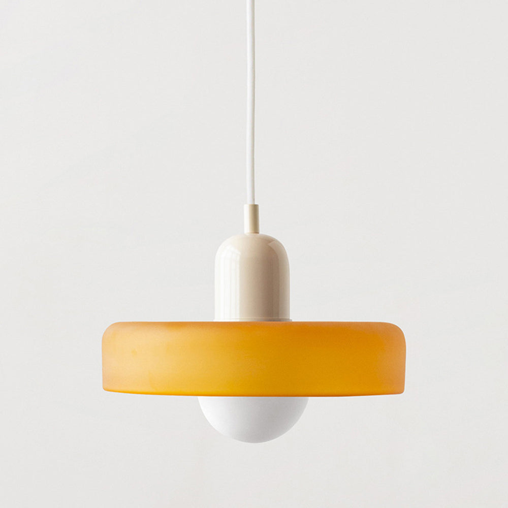 Bauhaus Style Colored Glass Pendant Light for Kitchen Island and Modern Spaces 31