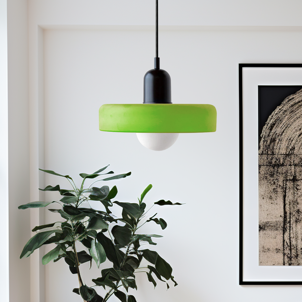 Bauhaus Style Colored Glass Pendant Light for Kitchen Island and Modern Spaces 4