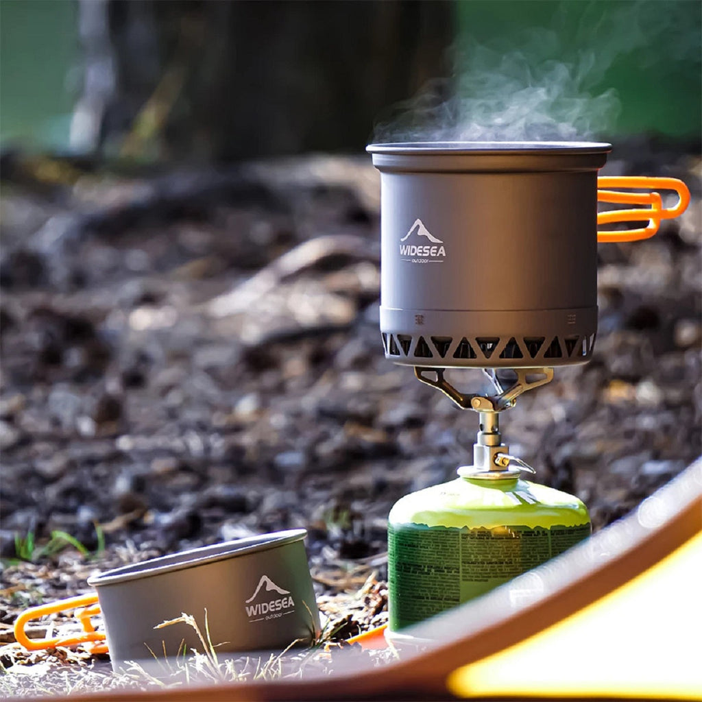 Camping Cookware Set Outdoor Pots And Pans Utensil Kit For Camping And Outdoor Cooking 1
