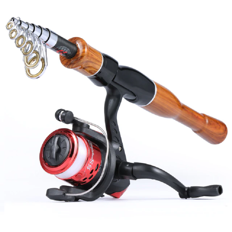 Carbon Fiber Fishing Rod And Reel 1