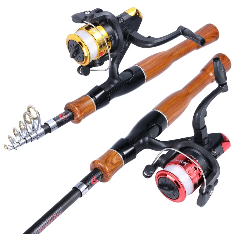 Carbon Fiber Fishing Rod And Reel 3