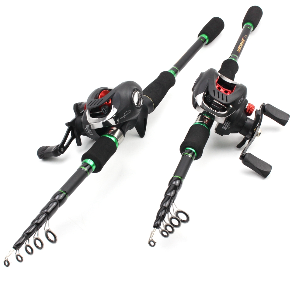Carbon Lure Fishing Rod With Casting Reel Kit For Angling Enthusiasts And Casual Weekend Anglers 1