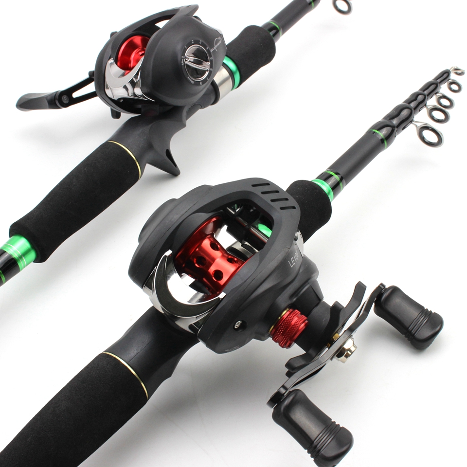 Carbon Lure Fishing Rod With Casting Reel Kit For Angling Enthusiasts And Casual Weekend Anglers 4