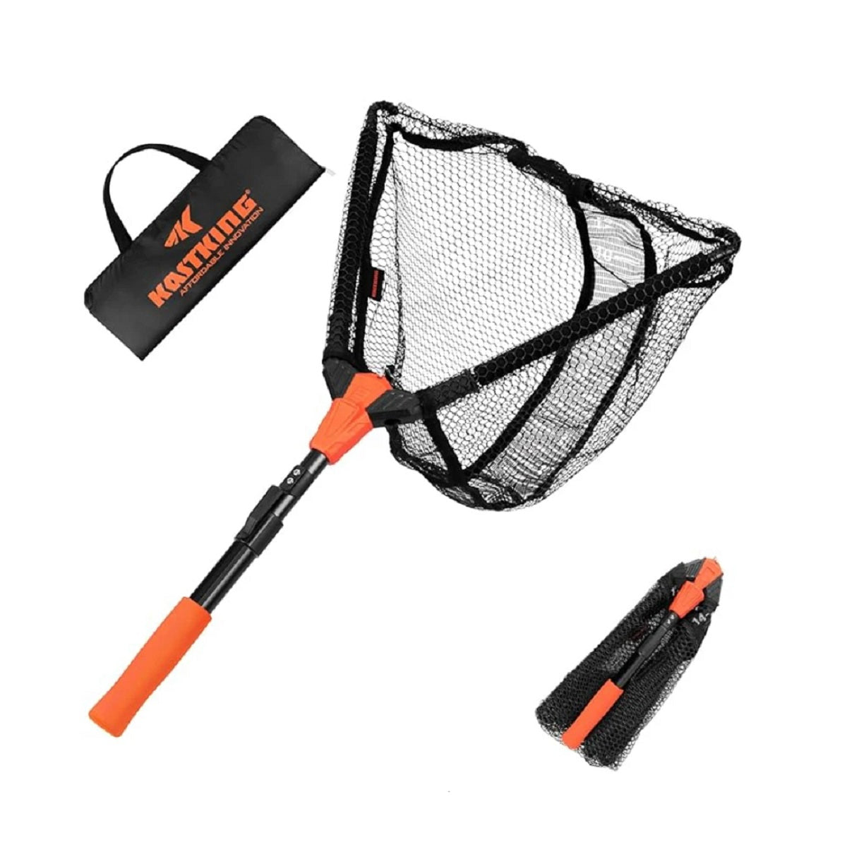 Collapsible Angling Landing Net With Integrated Length Scale And Lightweight Build Collapsible Angling Landing Net 6