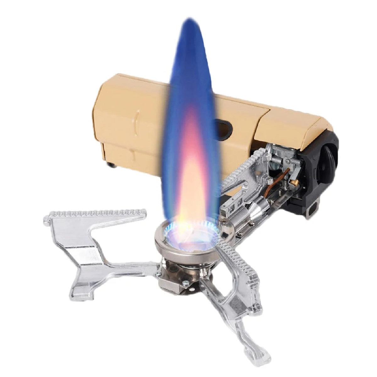 Compact Camping Gas Stove For Quick Outdoor Meals Under The Stars For Family Campouts 0