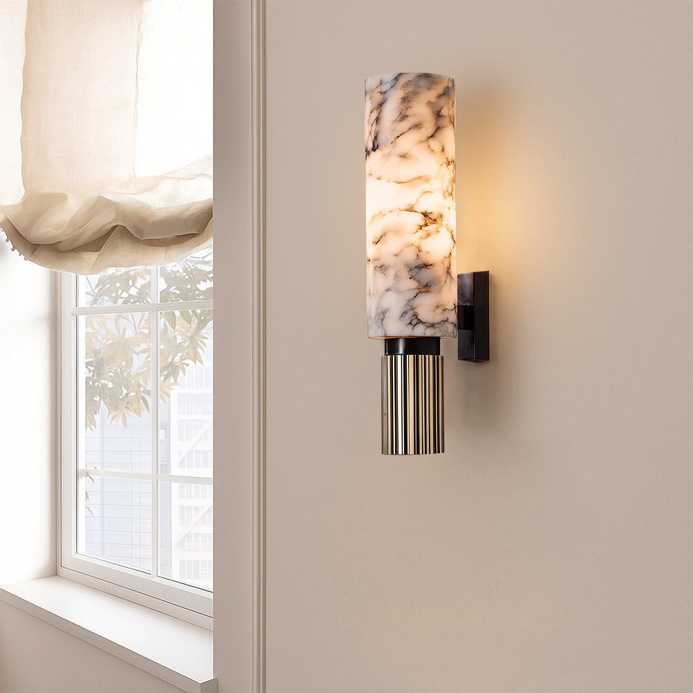 Contemporary Copper Stone Wall Sconce Light for Modern Interiors 2