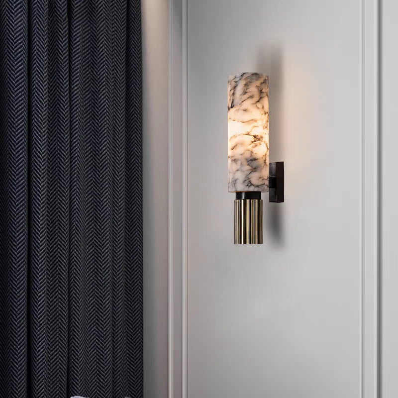 Contemporary Copper Stone Wall Sconce Light for Modern Interiors 3