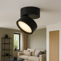 Contemporary Flush Mount Ceiling Light Fixture - 2 Pack with Integrated LED, Dimmable Warm White Glow 0