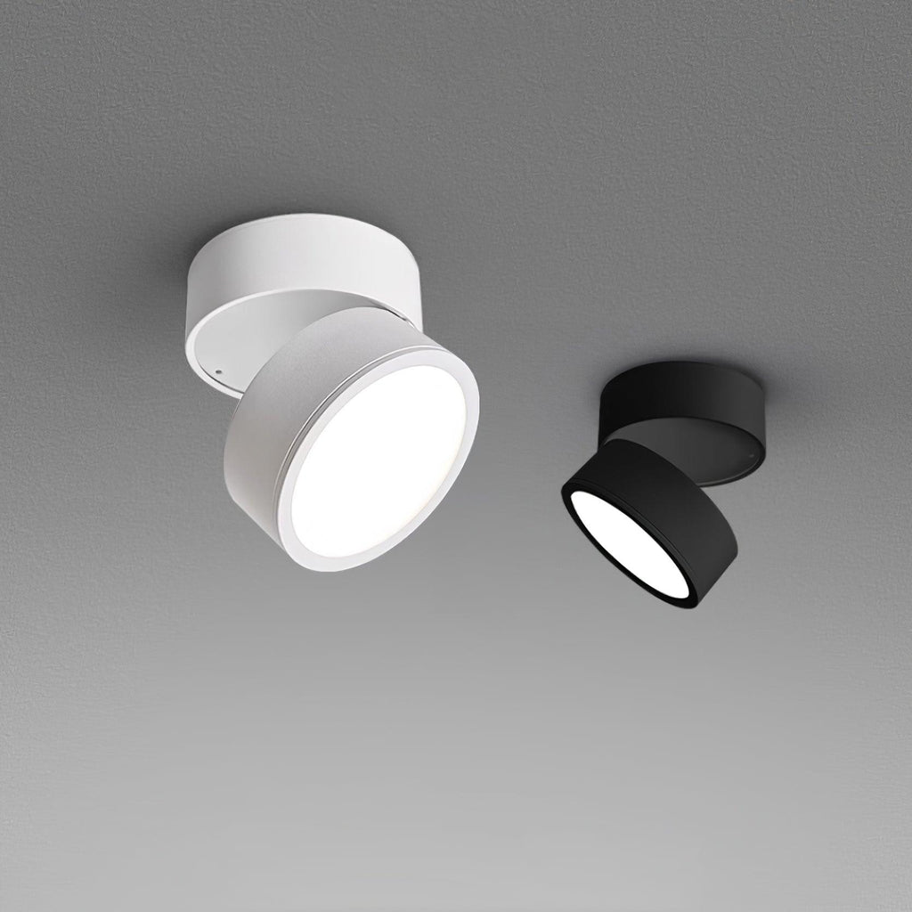 Contemporary Flush Mount Ceiling Light Fixture - 2 Pack with Integrated LED, Dimmable Warm White Glow 6