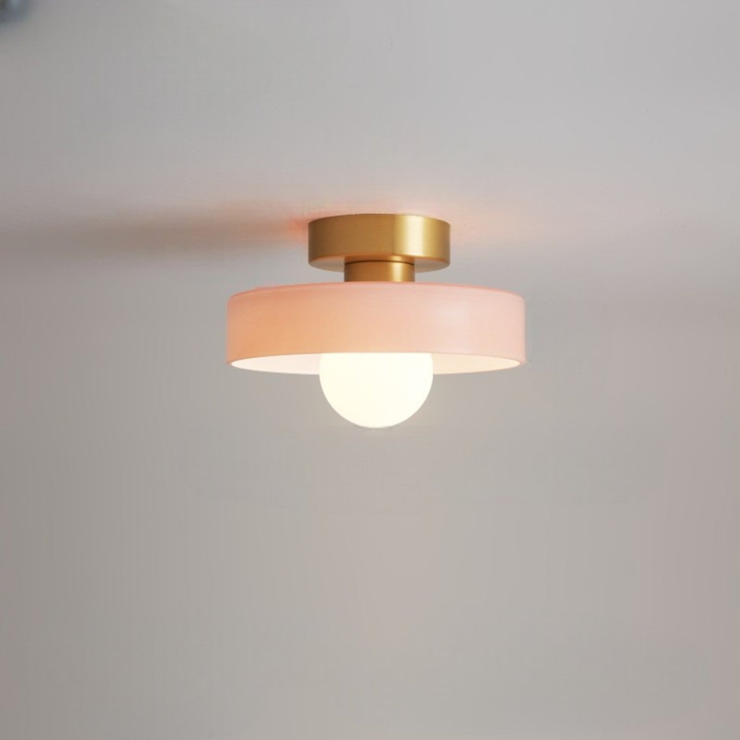 Contemporary French Bauhaus Ceiling Light Fixture 11