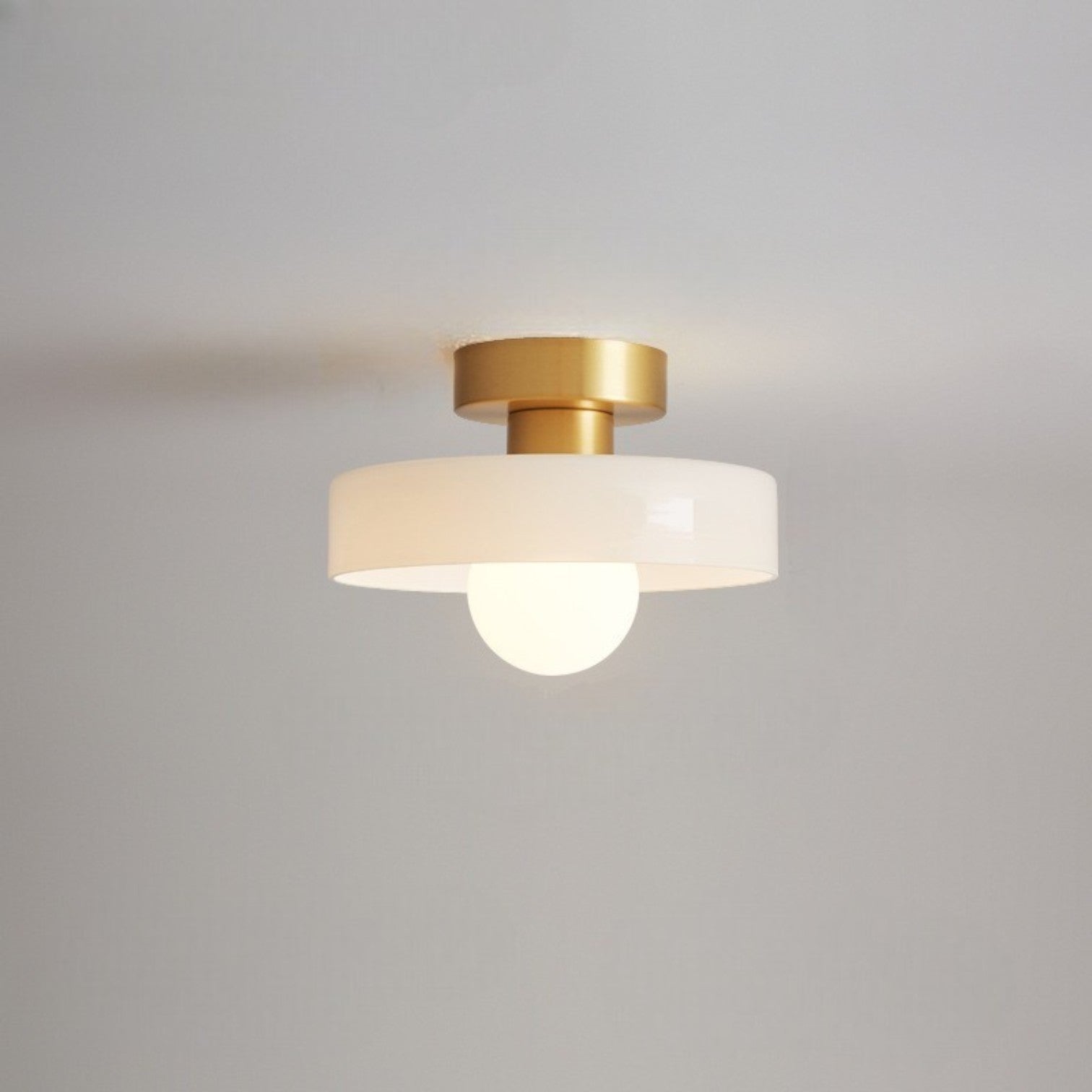 Contemporary French Bauhaus Ceiling Light Fixture 12