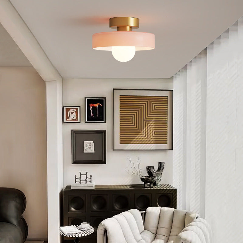 Contemporary French Bauhaus Ceiling Light Fixture 3
