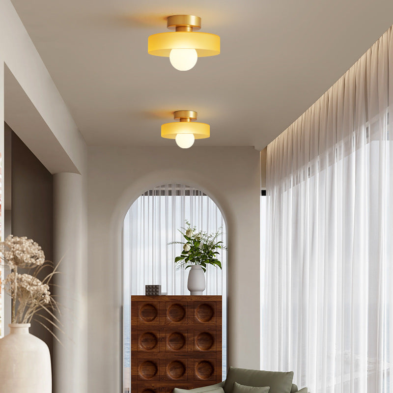 Contemporary French Bauhaus Ceiling Light Fixture 4